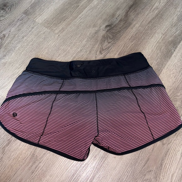lululemon athletica Black and Pink Athletic Shorts - Picture 3 of 4